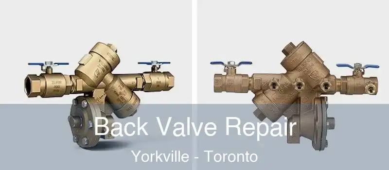  Back Valve Repair Yorkville - Toronto