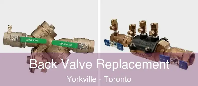  Back Valve Replacement Yorkville - Toronto