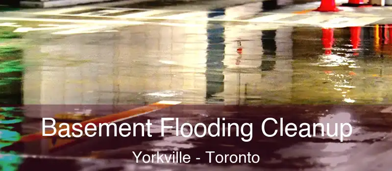 Basement Flooding Cleanup Yorkville - Toronto