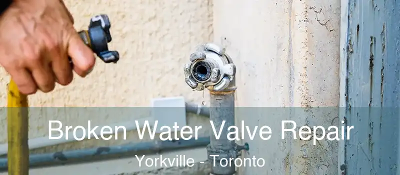  Broken Water Valve Repair Yorkville - Toronto