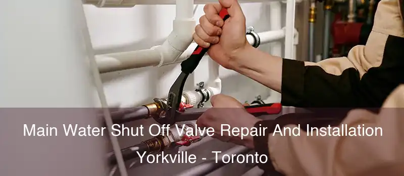 Main Water Shut Off Valve Repair And Installation Yorkville - Toronto