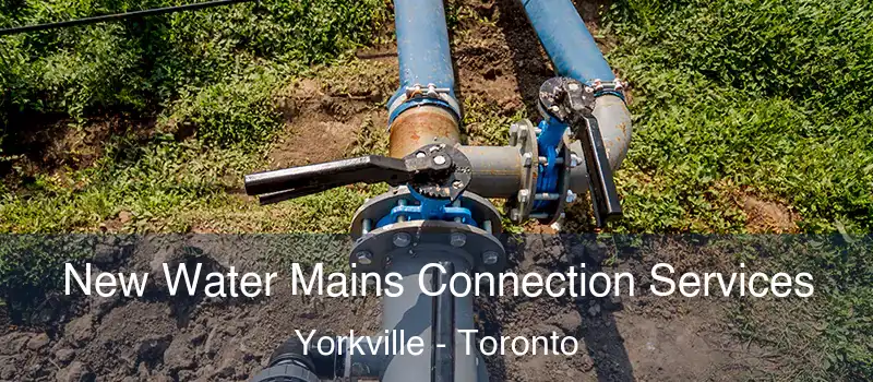  New Water Mains Connection Services Yorkville - Toronto