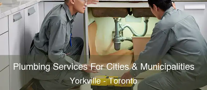  Plumbing Services For Cities & Municipalities Yorkville - Toronto