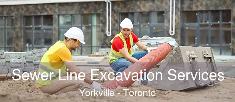 Sewer Line Excavation Services Yorkville - Toronto